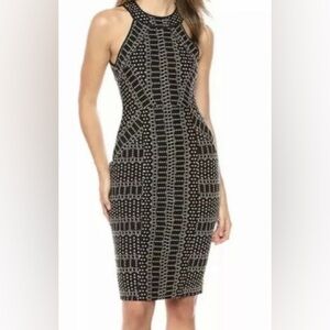 BCBGMAXAZRIA Pyramid Jacquared Sheath Dress, Size XXS, new $228